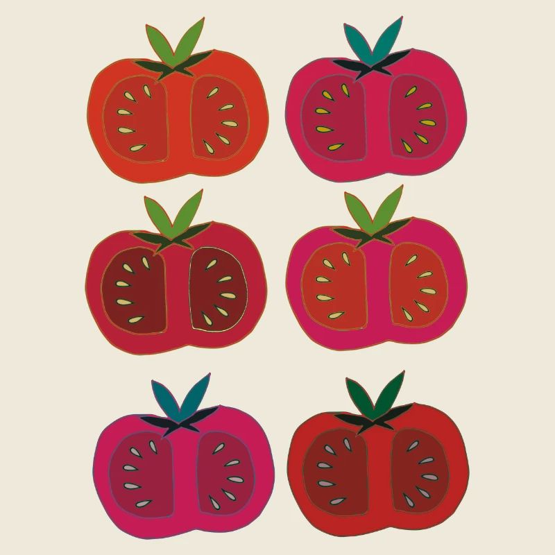 Tomatoes 6 times multicoloured