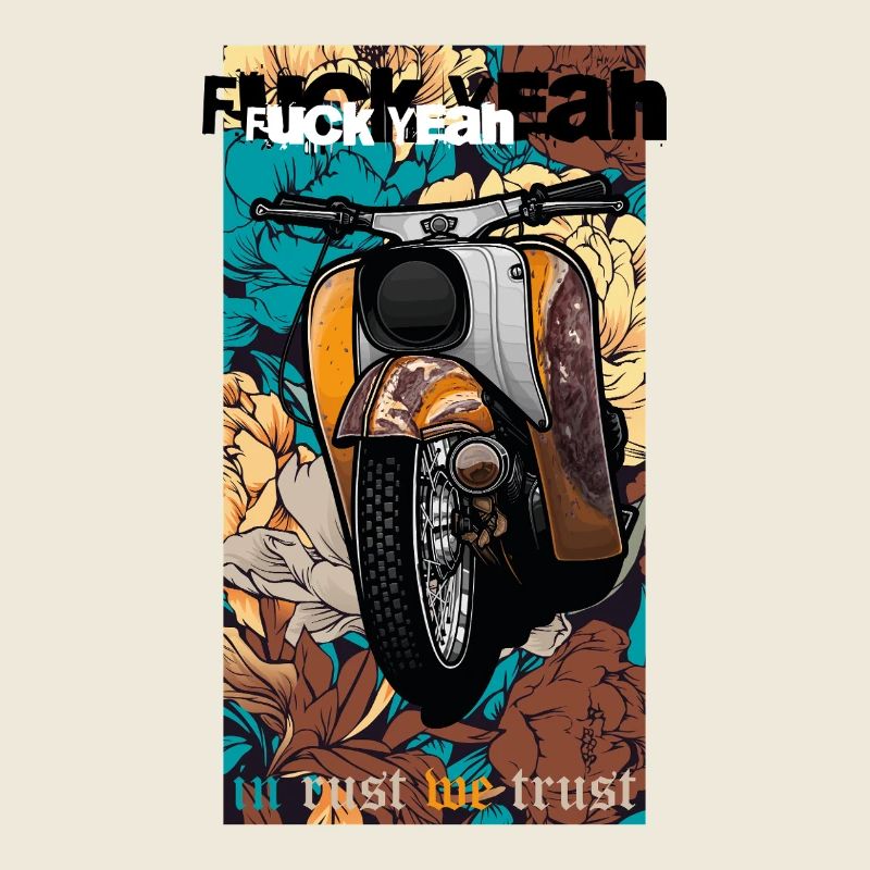 Schwalbe Tuning (yellow / rust) // Illustration