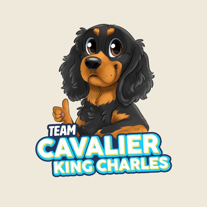TEAM Cavalier King Charles - Schwarz & Hellbraun