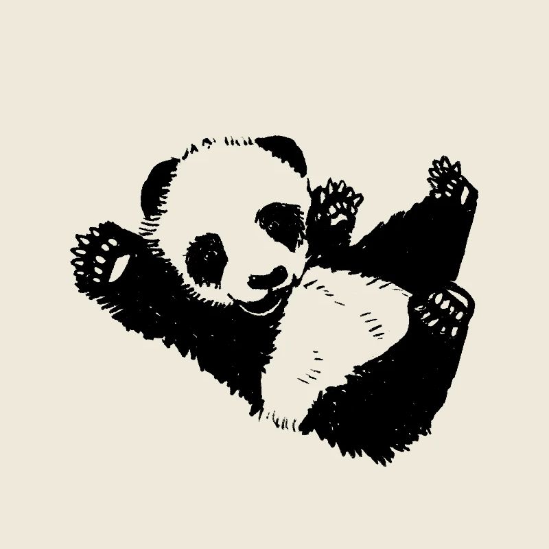 High Five Bébé Panda