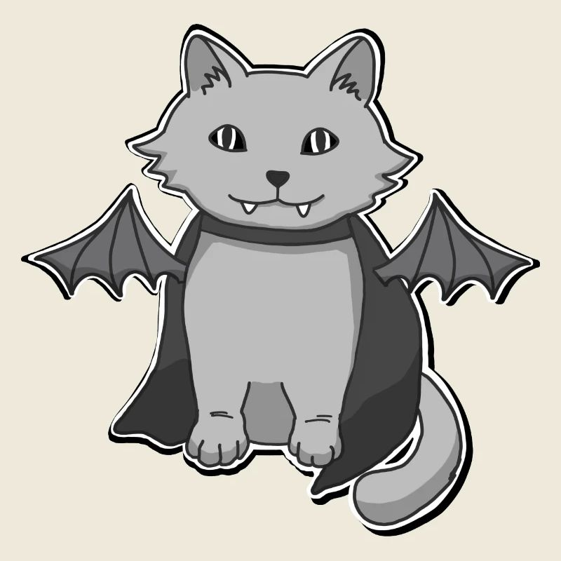 Fledermaus-Katze