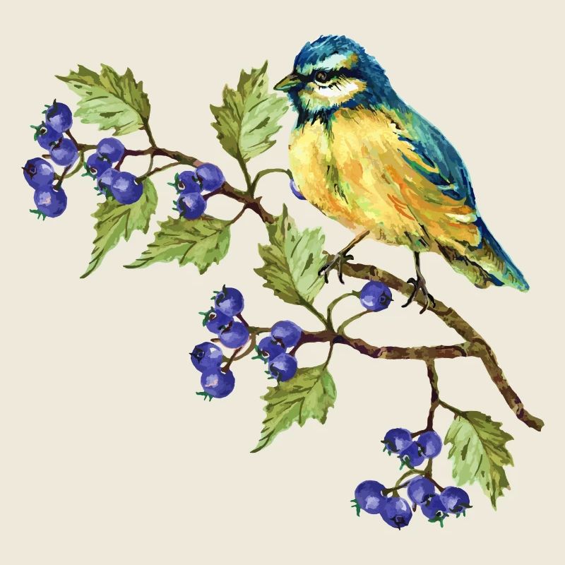 Oiseau coloré