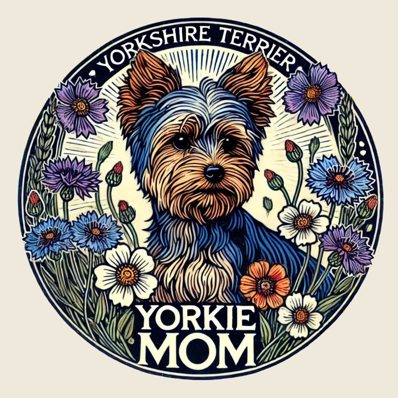 Yorkie-Mutter