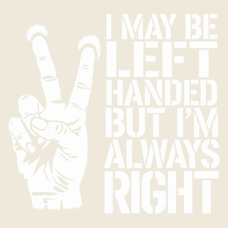 Clever statement for left-handers