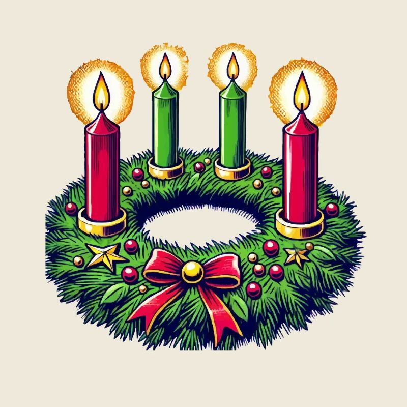 Advent wreath