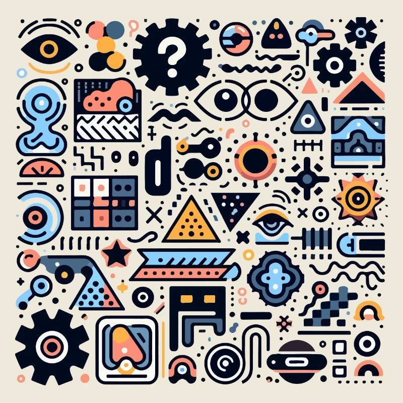 Abstrakte geometrische Muster