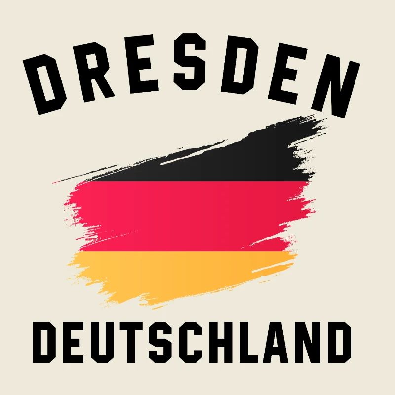 Germany Flag - Artistic Brushstroke-D