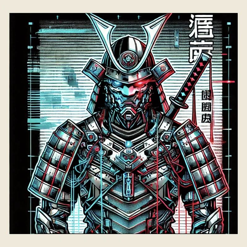 Cyberpunk Samurai – Neon Shadow
