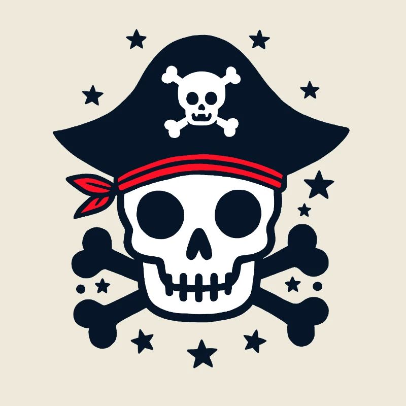 Pirate Skull and Crossbones