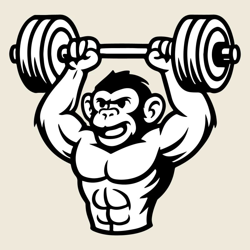 Monkey Bodybuilding Muscles