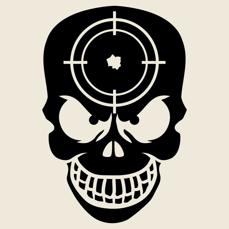 Evil Skull With Target