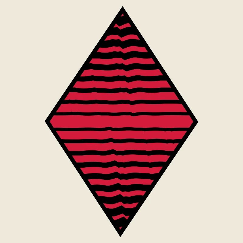 Rhombus form strokes pattern many lines