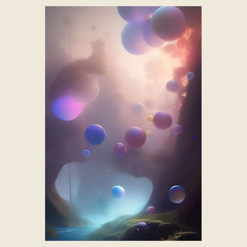 Bulles colorées