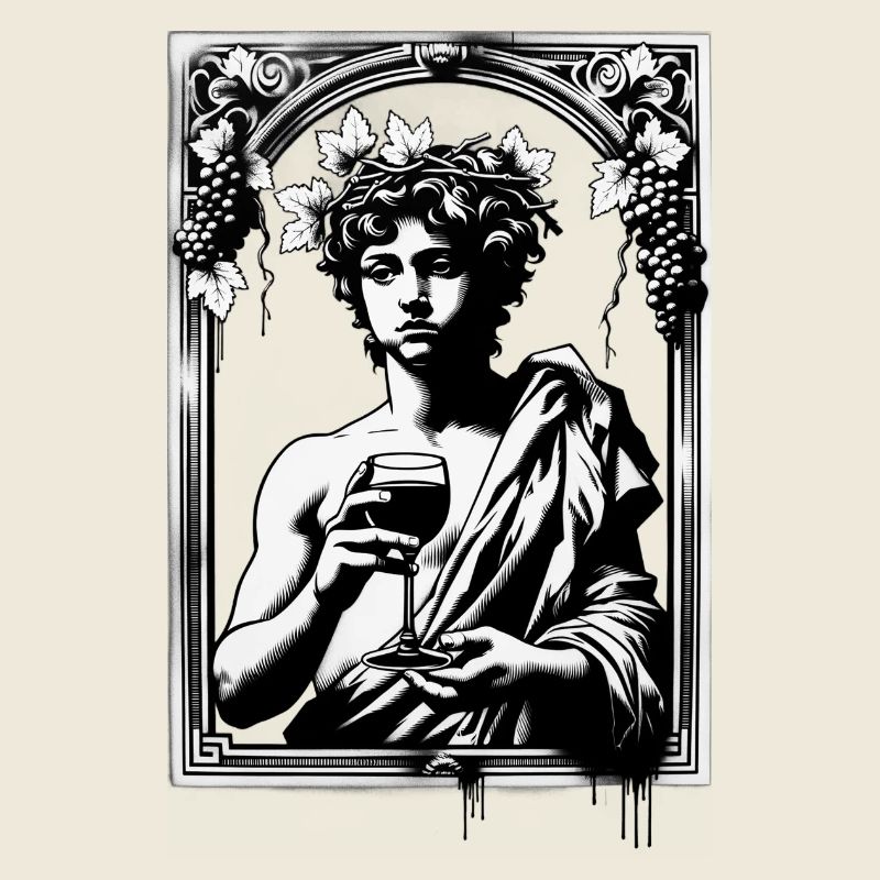 Bacchus secretly drinks beer