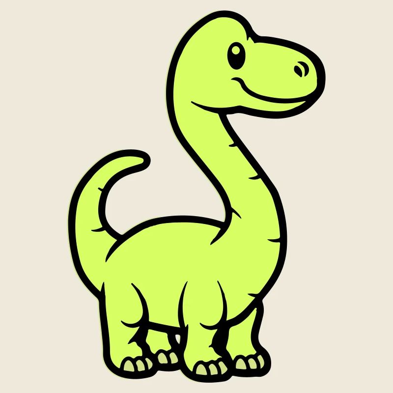Dinosaur Brontosaurus Comic
