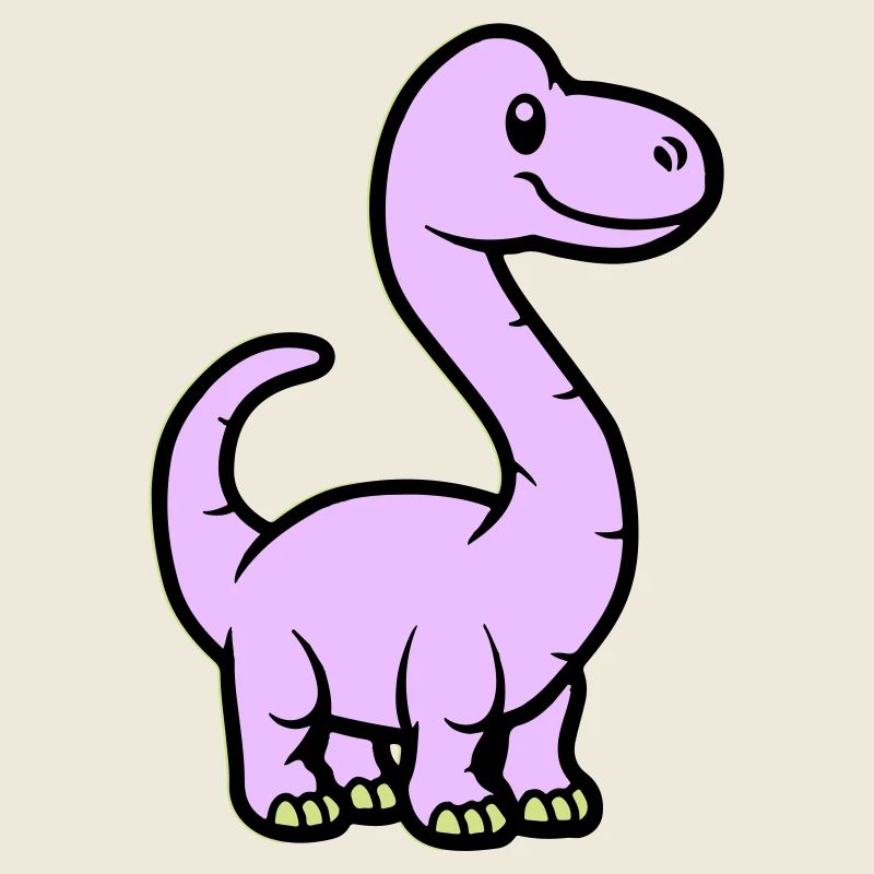 Dinosaurier Brontosaurus Comic