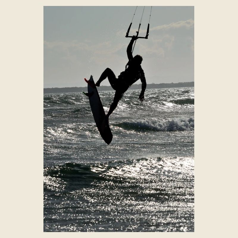 I love kitesurfing