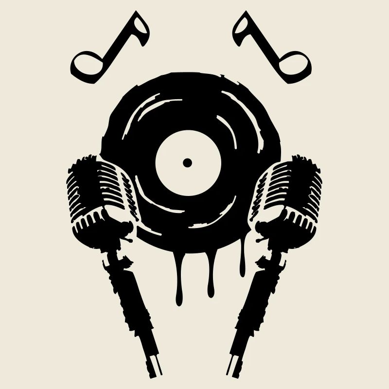 Symbole de musique de micro