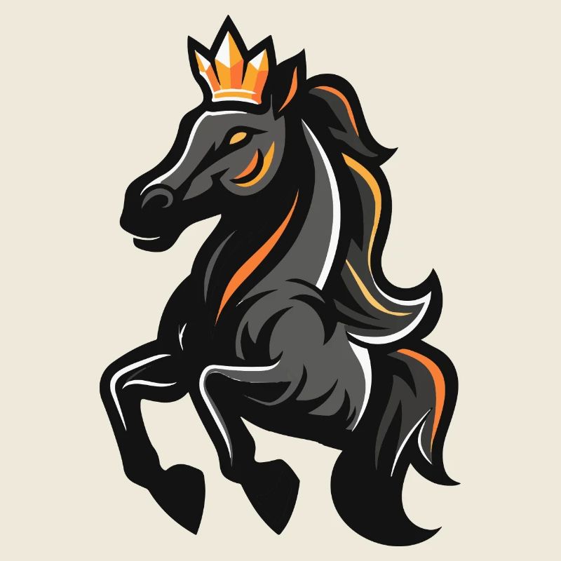 Horse Cartoon Crown