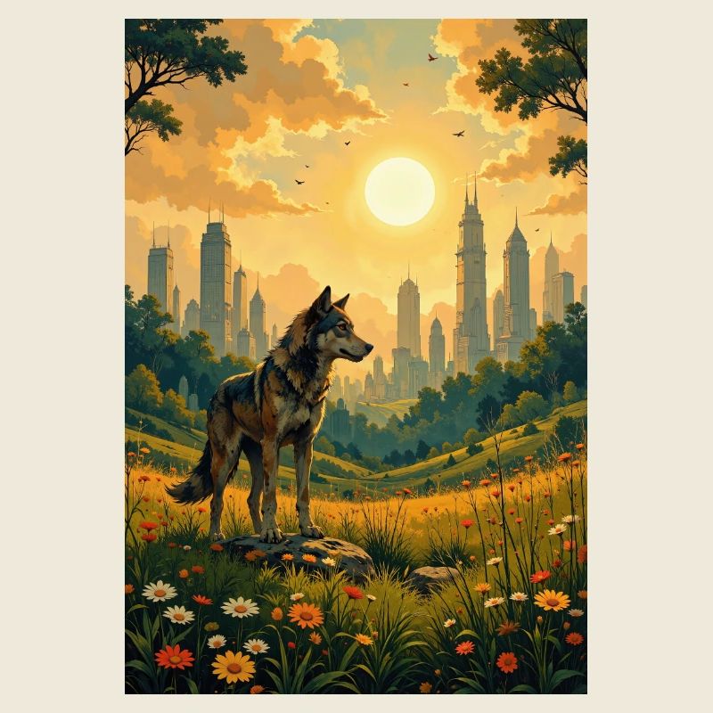 Das Bild des Wolfes