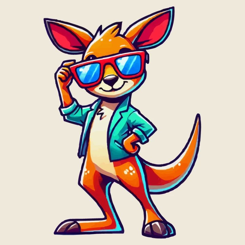 Kangaroo Comic Sonnenbrille