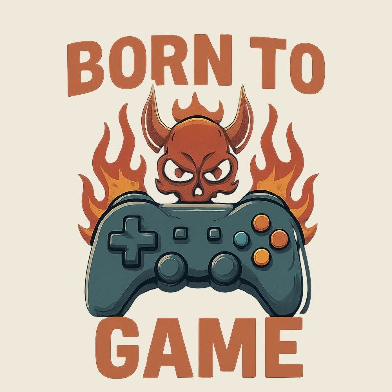Born to Game – Fire Skull Controller