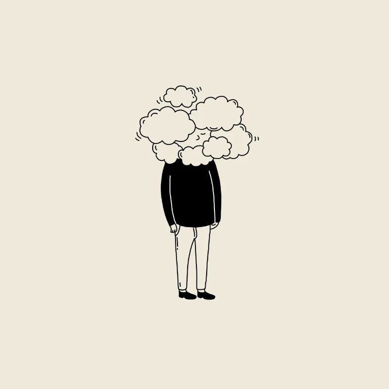 head in the clouds