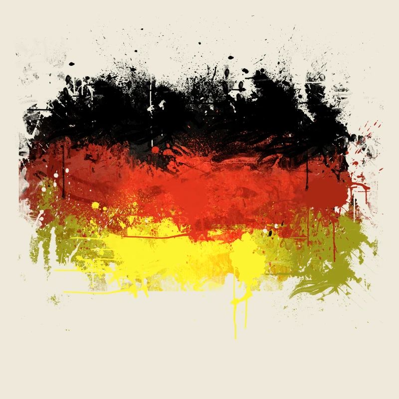 Drapeau allemand Graffiti