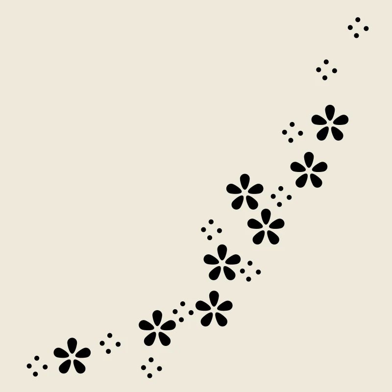 Guirlande de fleurs / guirlande de fleurs (1c)
