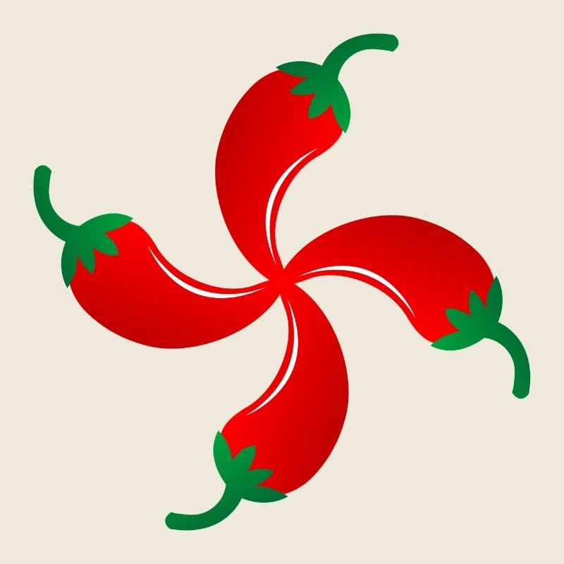 Quer Espelette Basken