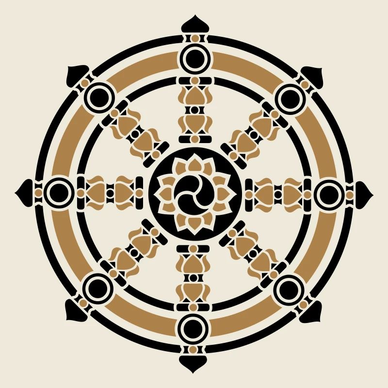 Dharma Wheel, Dharmachakra, Spirituality, Buddhism
