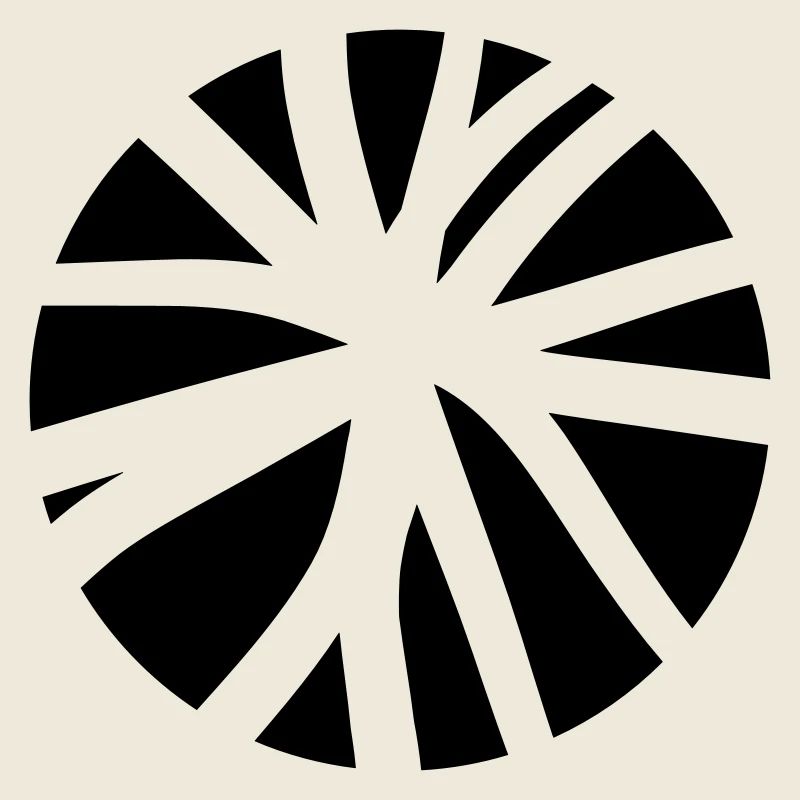 Cercle des lignes de conception d'art rayures