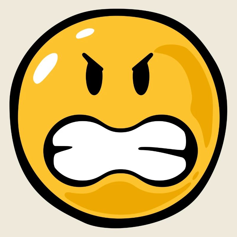 Smiley angry