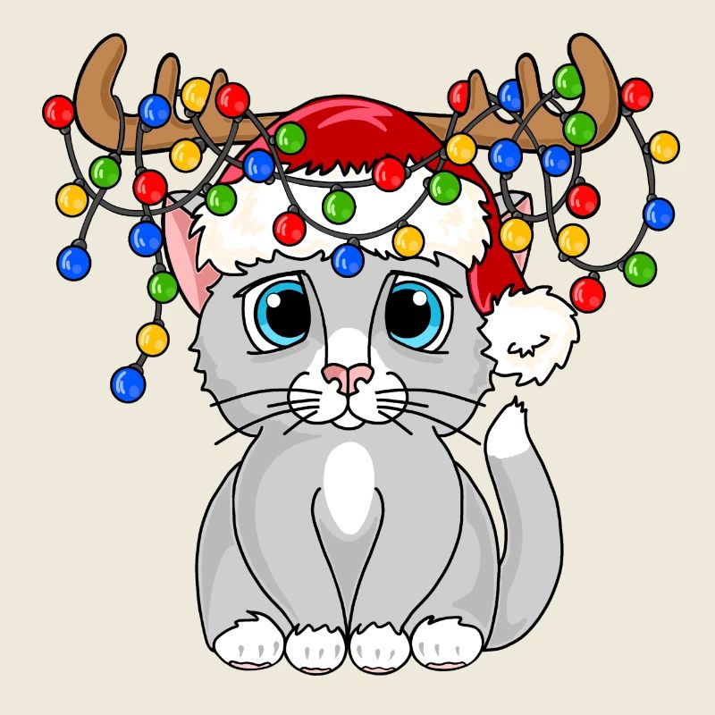 Christmas kitty