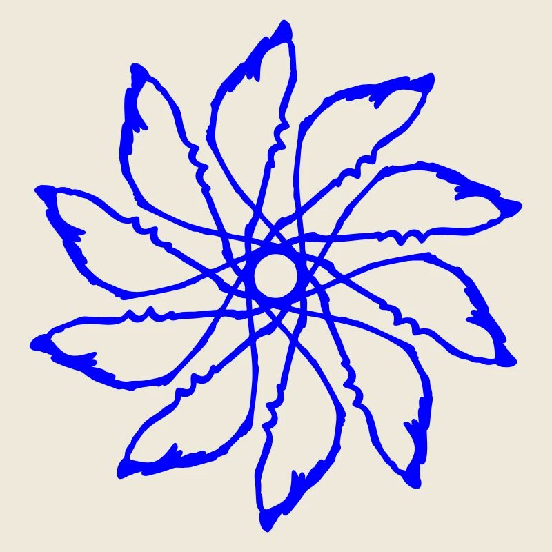 Random patterns circled Vectorgraphic