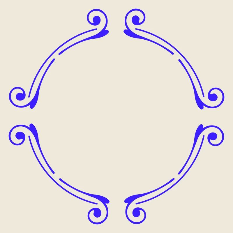 joli cadre rond | Graphique vectoriel