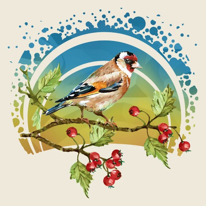 Oiseau coloré