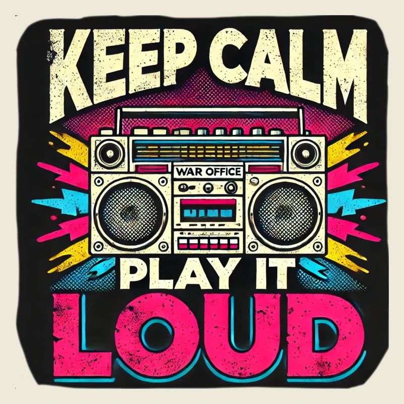 Keep calm play it loud