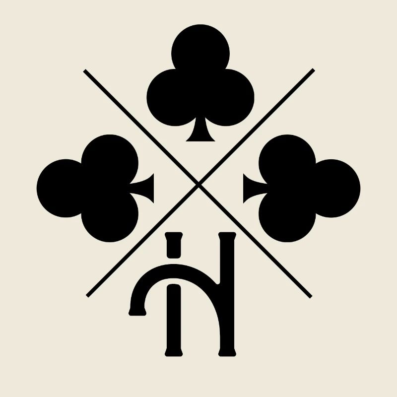 Buchstabe h Glücksklee