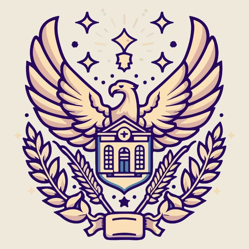 Emblème de l’aigle majestueux
