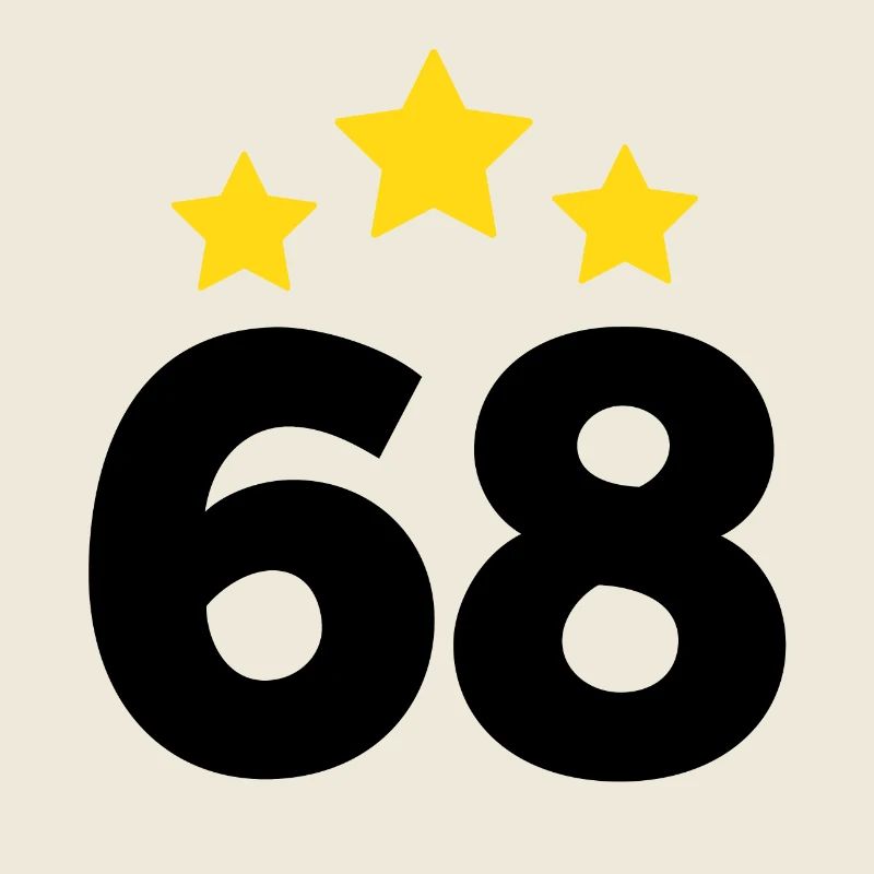 68 ans étoile - cadeau 68e anniversaire