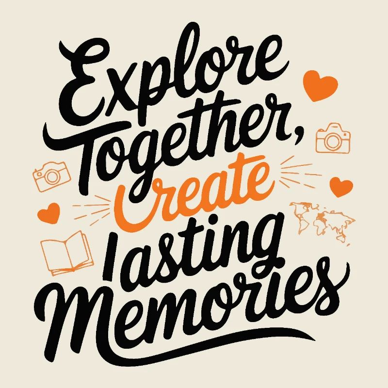 Explorez ensemble adevnture citation de voyage art texte