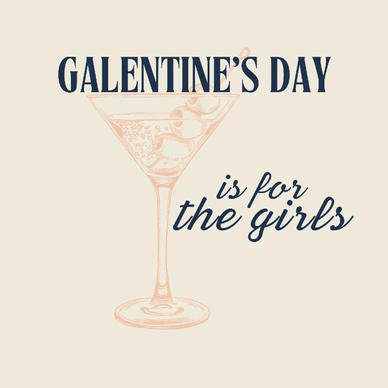 Galentine's day Blue