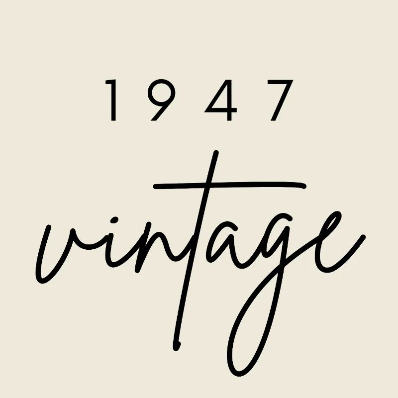 Vintage 1947 Birthday