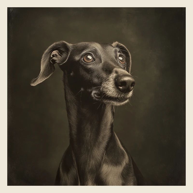 Black Animals - Funny Dog