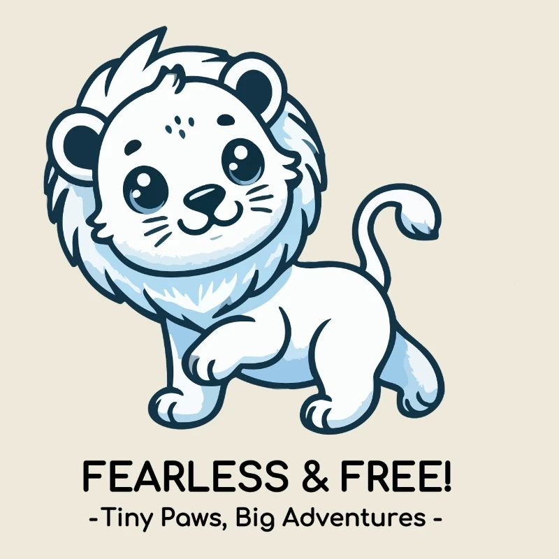 fearless lion cub