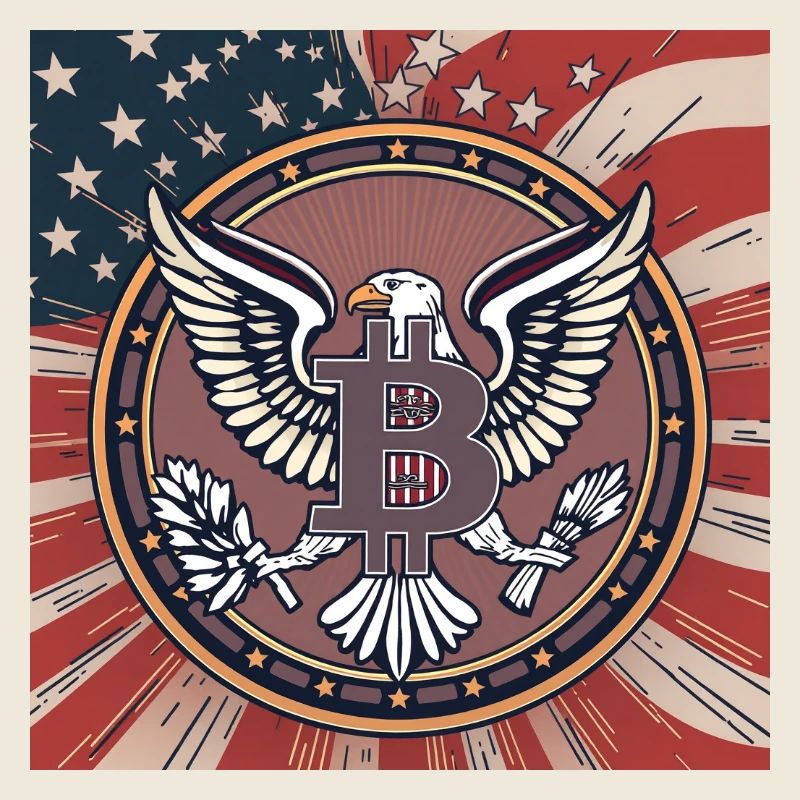Bitcoin, USA, eagle