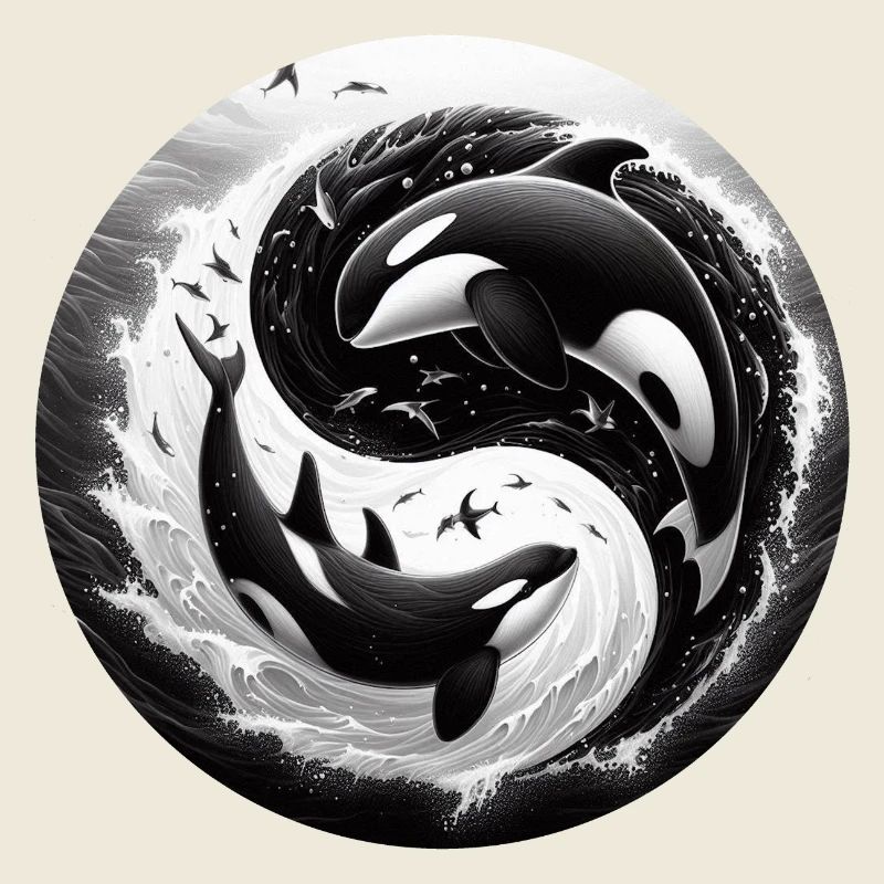 Yin and Yang Orca