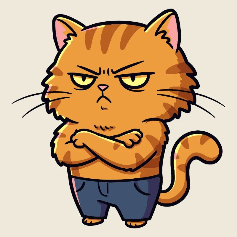 Irritated Cat