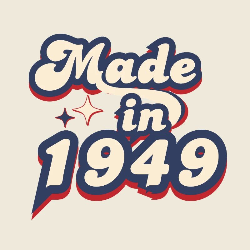 Made in 1949 retro